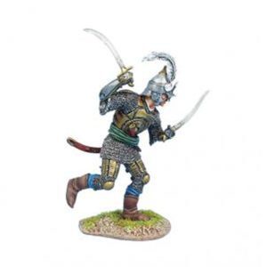 Ottoman Turk Armored Infantry with Two Blades