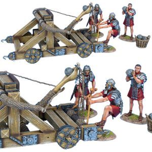 Roman Onager with 3 Crew - Red Tunics