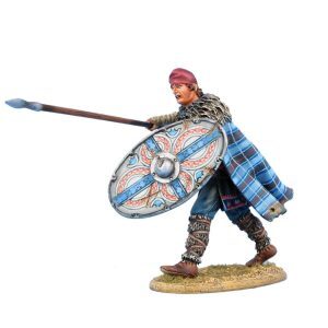 Dacian Warrior with Spear and Shield