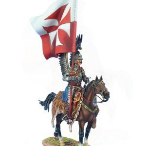 Polish Winged Hussar with Hussar Battle Standard