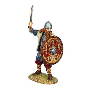 Viking Warrior Shieldwall with Axe