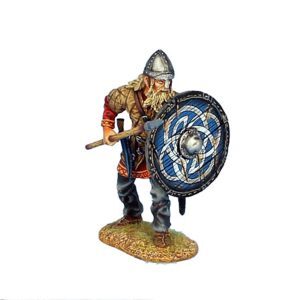 Viking Warrior Shieldwall with Spear