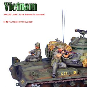 USMC Infantry Tank Riders - Loading M-16 and Firing M-14