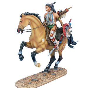 Mounted Cheyenne Indian with Spear
