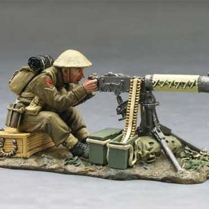 Soldato Inglese con Mitragliatrice Vickers