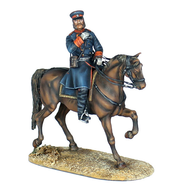 FPW026 Prussian Infantry Mounted Officer with Binoculars