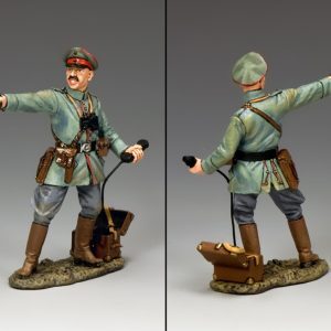 German Officer w/Field Telephone