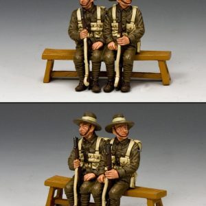 Sitting Anzacs Set #1 (Queensland) - BENCH NOT INCLUDED