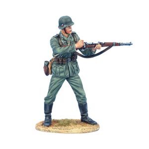 German Soldier Loading K98