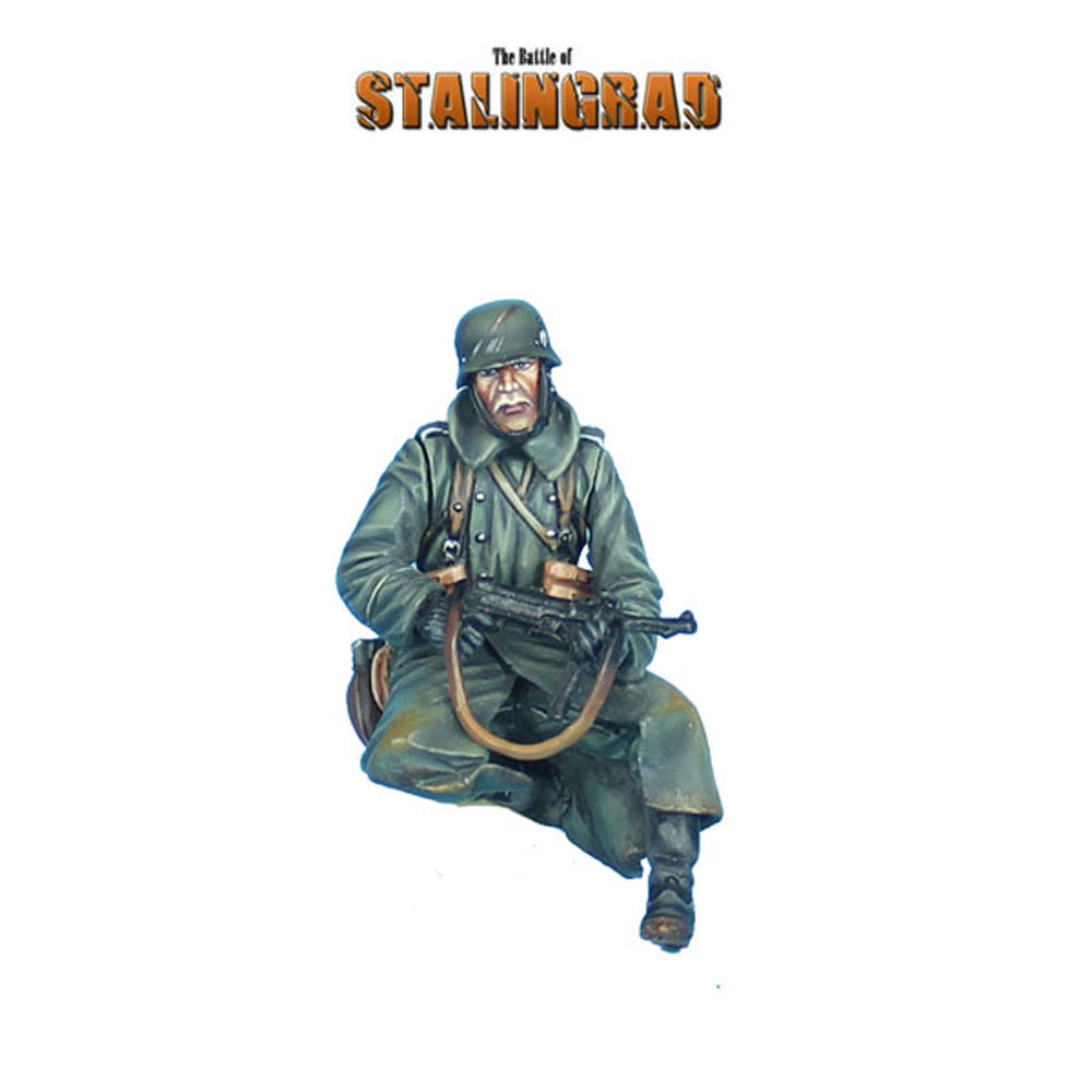 German in Winter Camo on Wooden Box