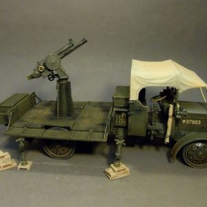 Thorneycroft Truck with Anti-Aircraft Gun