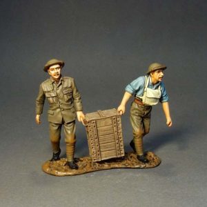 BATTLE OF AMIENS, 6th August 1918,  58th 2/1st LONDON DIVISION,  Tommies Unloading Supplies #3,