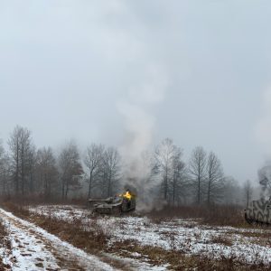 Stopped in Their Tracks. German Armored Assault