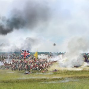 Unbroken Squares - Battle of Waterloo Scenic Backdrop