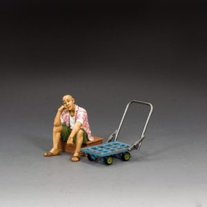 The Waiting Coolie and His Cart