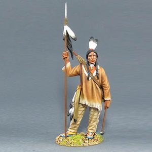 Sioux Warrior with Spear