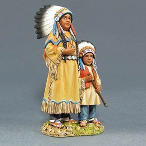 Sioux Woman and Child