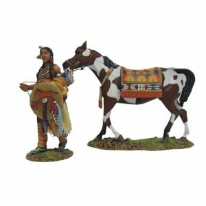 Sioux Warrior and Horse