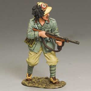 Sergente dei bersaglieri con beretta