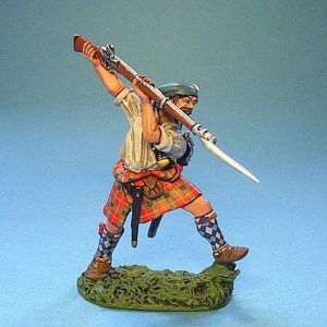 Highlander che attacca con baionetta