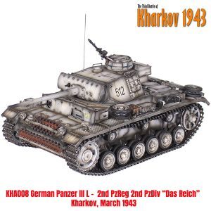 Winter German Panzer III L - 2nd Panzer Div Das Reich