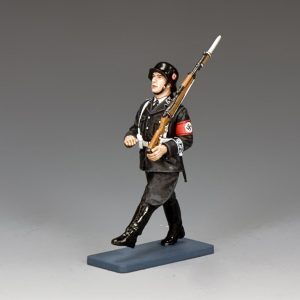 SS man on Parade... Goosestepping