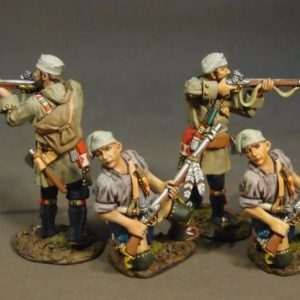 Four French Militia, Trois Rivieres Brigade, Raid on St. Francis