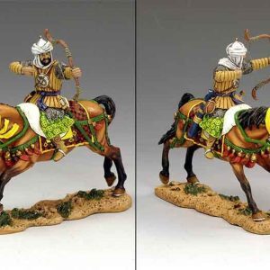 Saraceno a cavallo con arco