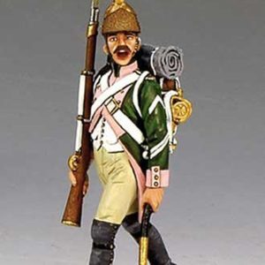 Caporale in marcia che grida un ordine