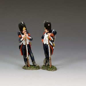 Guardsmen at-ease