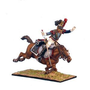 Soldato di cavalleria che sta cadendo da cavallo