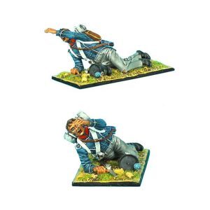 French 1st Light Infantry Chasseur Laying Wounded