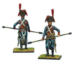 French Guard Horse Artillery Gunner with Rammer/Sponge