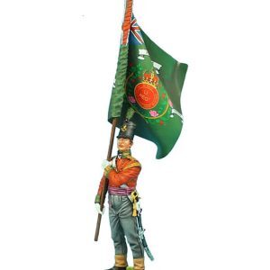 British 51st Light Infantry Regiment Ensign Standard Bearer - Regimental Colors