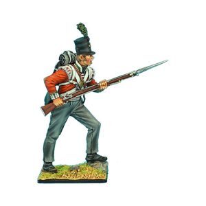 British 51st Light Infantry Regiment Standing Attacking
