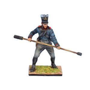 Prussian Artillery Private with Rammer/Sponge - 2nd Brandenburg