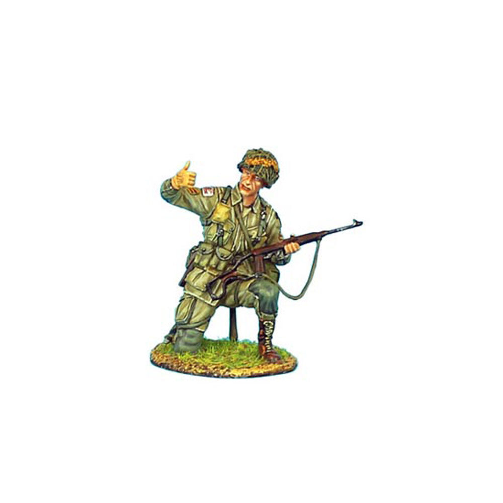 US 101st Airborne Sergeant with M1A1 Carbine