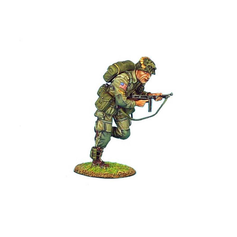 US 101st Airborne Corporal Running with Thompson SMG