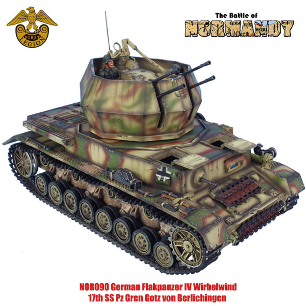 German Flakpanzer IV Wirbelwind - 17th SS Pz Gren Gotz von Berlichingen