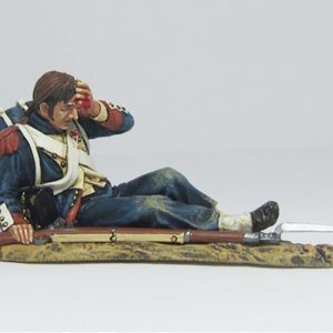 Sitting Wounded Guardsman