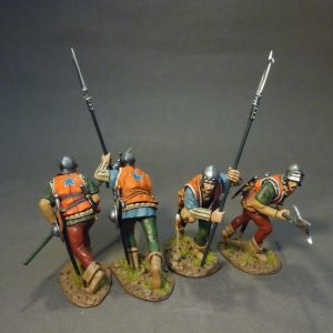 THE WARS OF THE ROSES 1455-1487,13th EARL OF OXFORD,LANCASTRIAN BILLMEN(4 Figure)