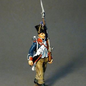 The Peninsular War - French 66th Line, 4th Company, Fusilier Marching, Brown Trousers Without Patches