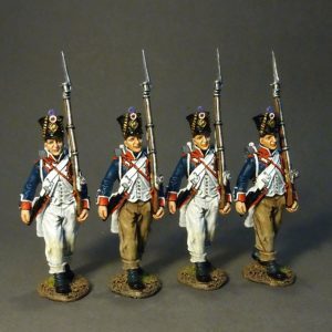 The Peninsular War - French 66th Line, 4th Company, Fusiliers Marching, White and Brown Trousers Without Patches (4)