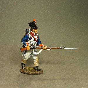 66th Line, 3rd Company,  FUSILIER ADAVANCING #1,  White Trousers,