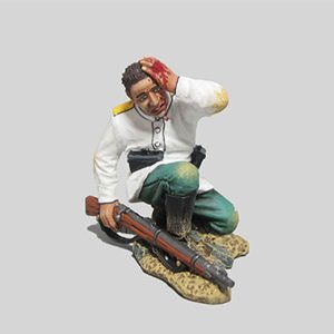 RUS. Head wounded soldier