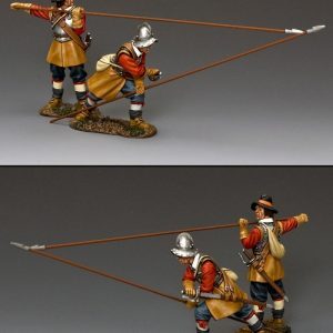Crouching Pikeman PLUS Present pikeman