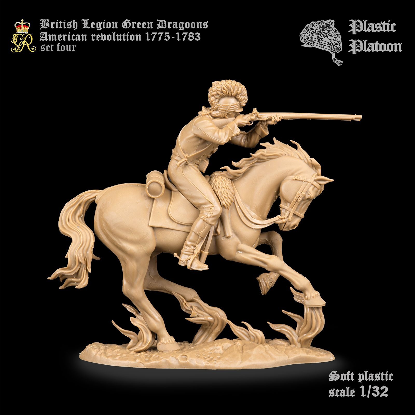 BRITISH LEGION GREEN DRAGON SET FOUR American Revolution