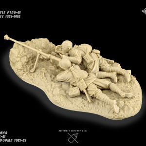 Soviet soldier Anti-Tank Rifle summer WW2