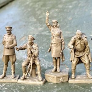 Soviet soldiers Victory Berlin 1945 1:32 set # 2