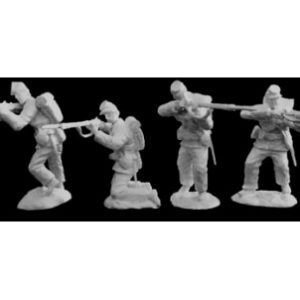 Confederates Firing Line 4 different poses with swappable heads